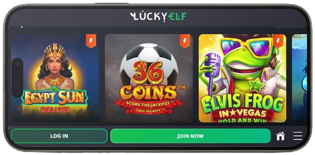 Lucky Elf Casino mobile app